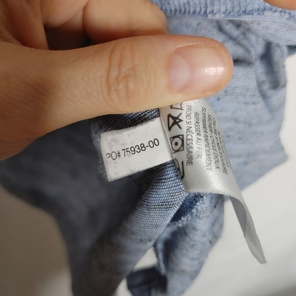 Travis Mathew Excursion Heather Gray Blue Golf Polo‎ Shirt Mens Cotton Blend XXL - Picture 6 of 7